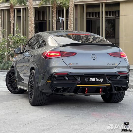 Диффузор для Mercedes GLE Coupe 63 AMG