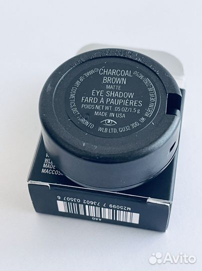 Mac eyeshadow Тени # Charcoal brown matte Новые