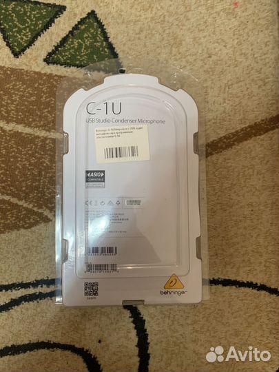 Микрофон Behringer C-1U usb
