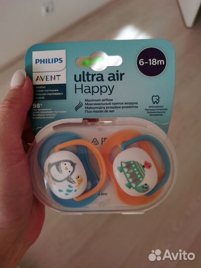 Пустышка avent 6 18