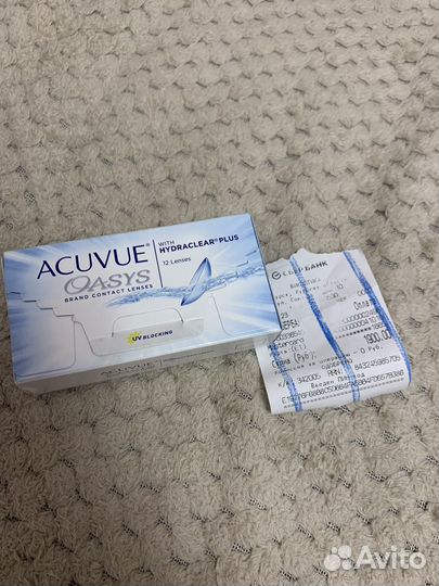 Линзы acuvue oasys