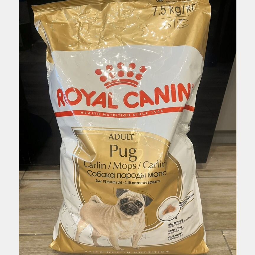 Корм собак royal canin Adult Pug 7,5 кг