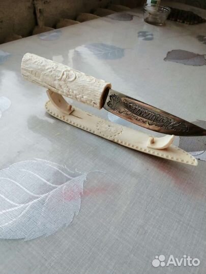 Нож в якутском стиле