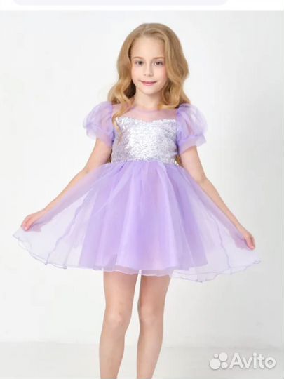 Платье для девочки новое 98-104