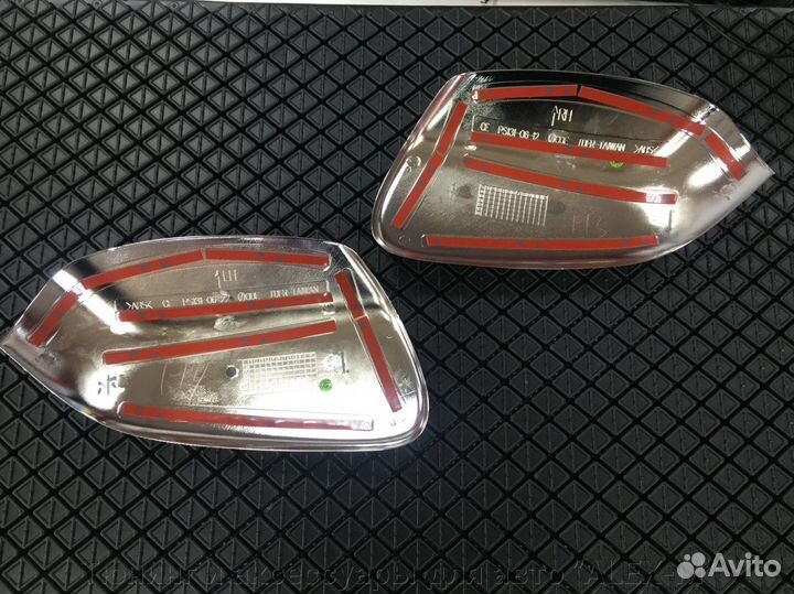 Накладки на зеркала Porsche Cayenne 2007-2010