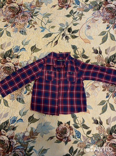 Рубашка в клетку для мальчика