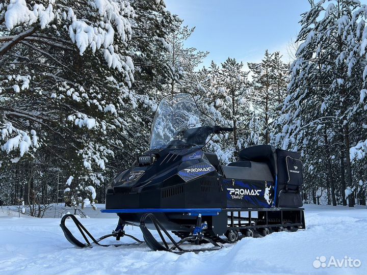 Снегоход promax yakut 2.0 500 4T 15 black and blue