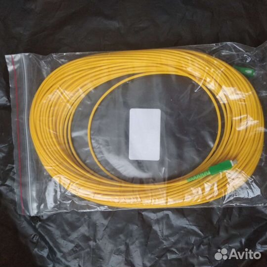 Патч-корд оптический SC-SC/APC SM 30 м