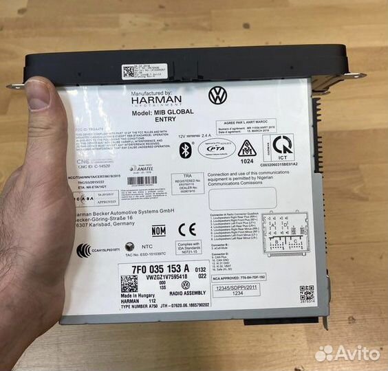 Магнитола оригинальная VW