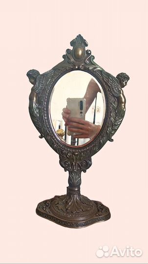 Зеркало настольное винтаж