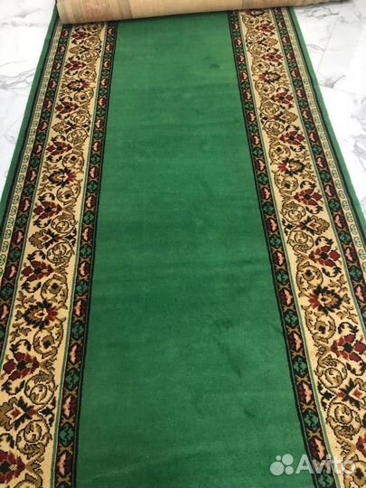 Ковровая дорожка зеленая 6*1,5