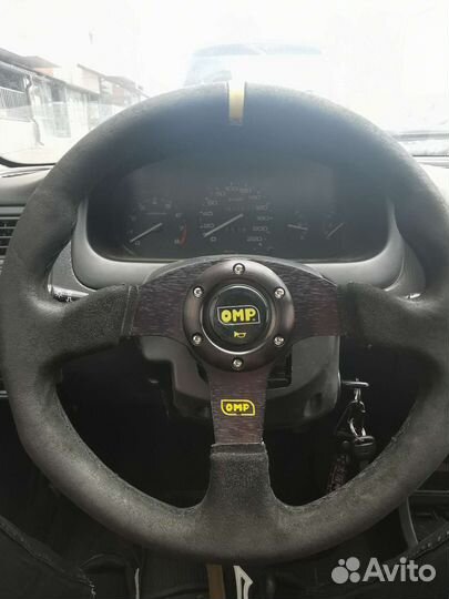 Руль OMP замшевый