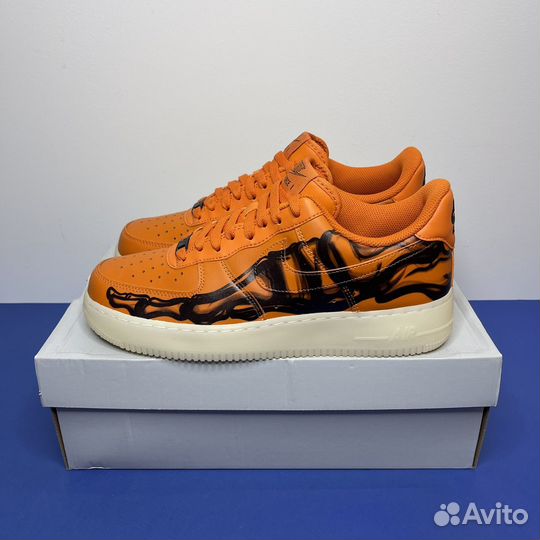 Nike Air Force 1 Low Orange Skeleton (9/10.5us)