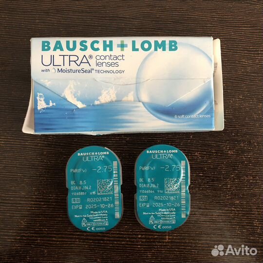 Контактные линзы Bausch&Lomb Ultra -2,75