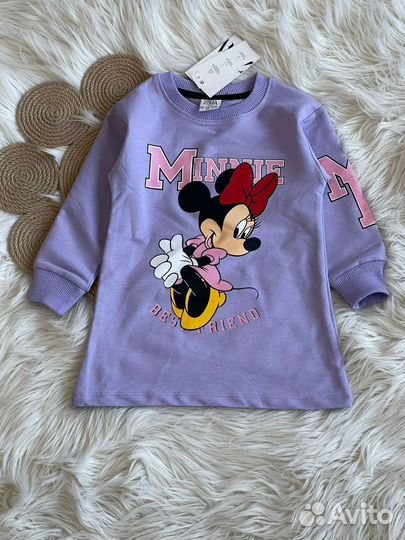 Детское платье туника zara Minnie 92-116