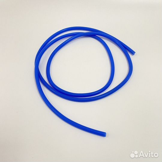 Бензошланг скутер, мопед силикон синий d8 (4) mm