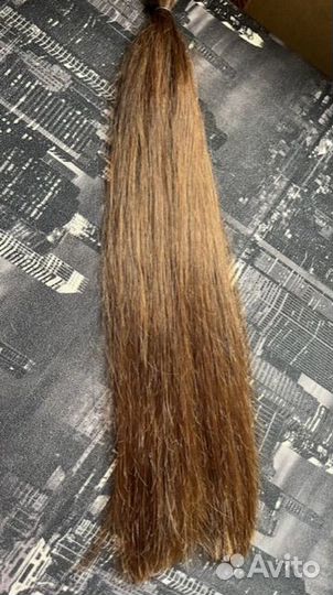 Волосы натуральные срез
