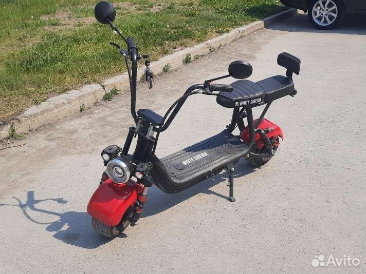 Электроскутер City Coco White Siberia Mini