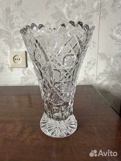 Ваза хрустальная СССР для цветов