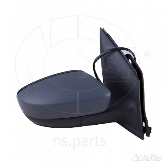 Зеркало боковое Polo 2010 электро+подогрев в сборе