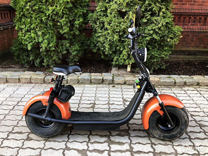 Электросамокат мопед Citycoco Harley 1500W