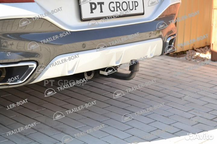 Фаркоп BMW X6 2019-2022, рама и крюк шар 50 мм, 57107