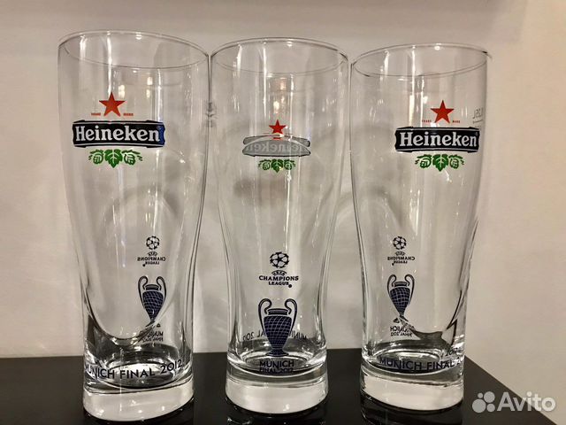 Пивные бокалы Хейнекен Мюнхен 2012 финал