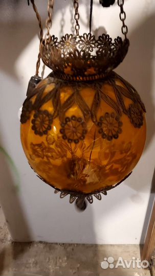 Люстры и светильники бу