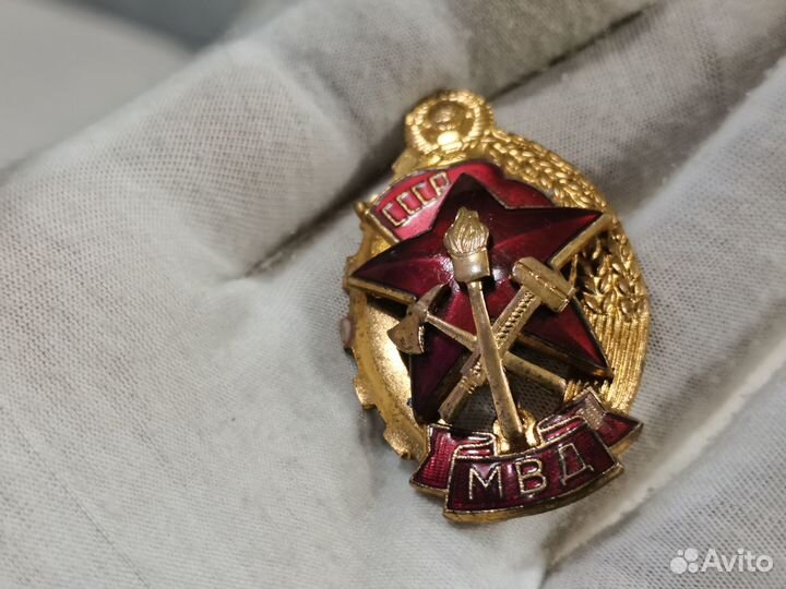 Знак отличник пожарник СССР мвд ммд оригинал