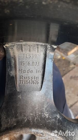 Литые диски r 15 4 100 бу