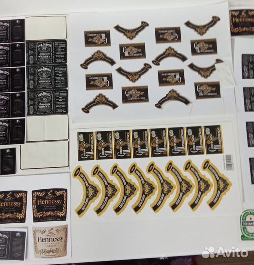 Наклейка на алкоголь для мыла