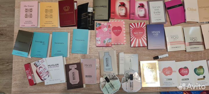 Пробники женской парфюмери