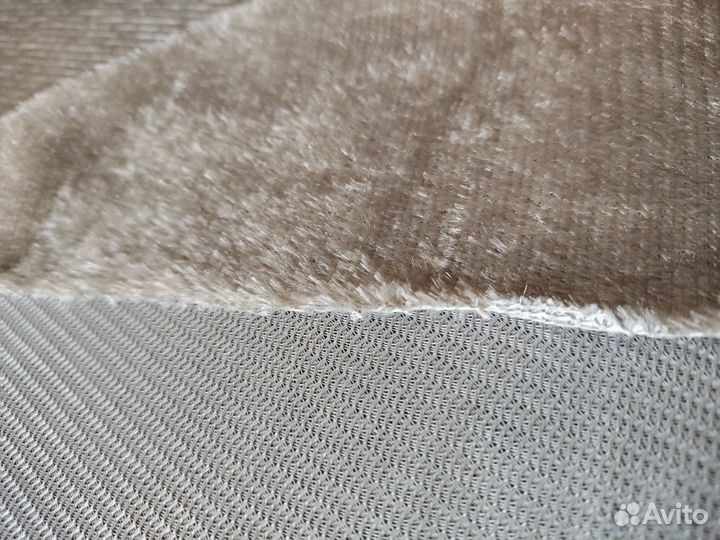 Ткань отрез трикотаж с ворсом велюр