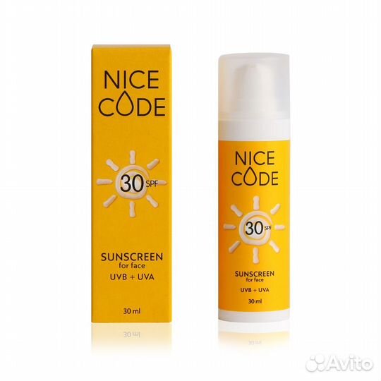 Солнцезащитный крем для лица SPF 30/50