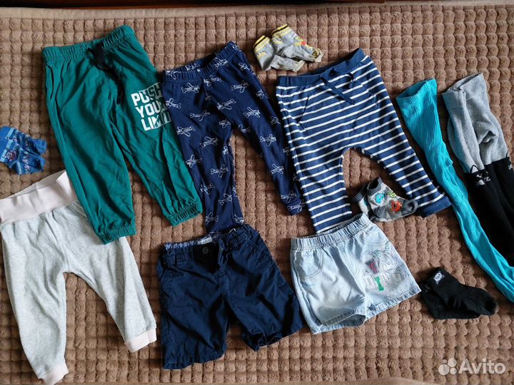 48 вещей большим пакетом на мальчика от 1 до 2 лет