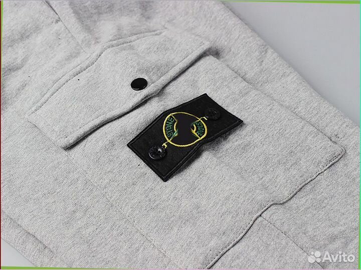 Широкие брюки карго Stone Island (Лучшее качество)