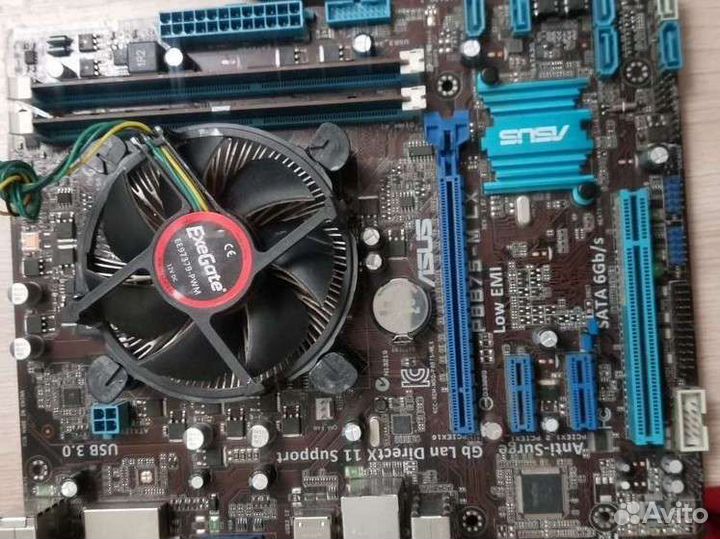Материнская плата 1155 с процессором