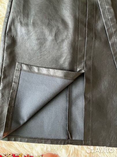 Кожаная юбка