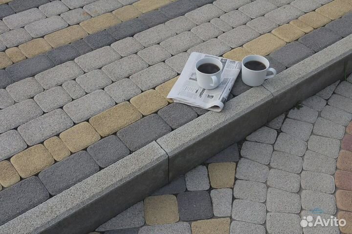Тротуарная плитка, брусчатка Классико, Поревит