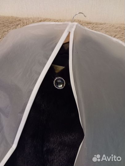 Шуба норковая с капюшоном