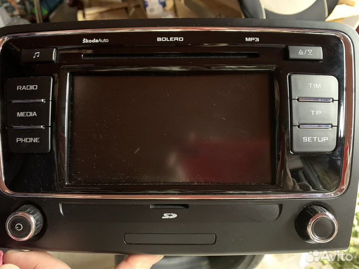 Головное устройство Bolero Skoda superb