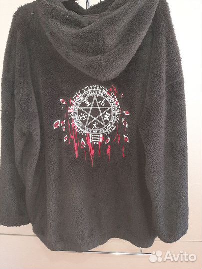 Iseedeadpeople plush hoodie