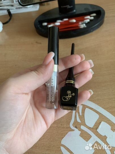 Подводка и гель для бровей