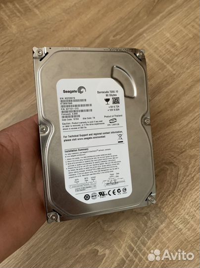 Жесткий диск seagate barracuda 80 гб