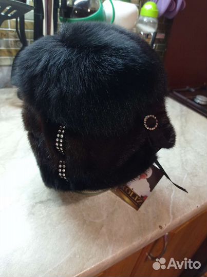 Шапка норковая женская