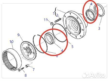 Подшипник Ступицы Volvo bl61 bl71