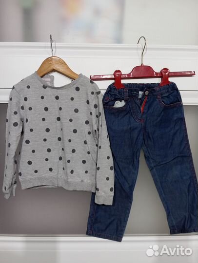 Пакет вещей для девочки 104 размера бу