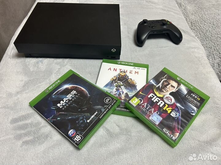 Xbox One x с играми