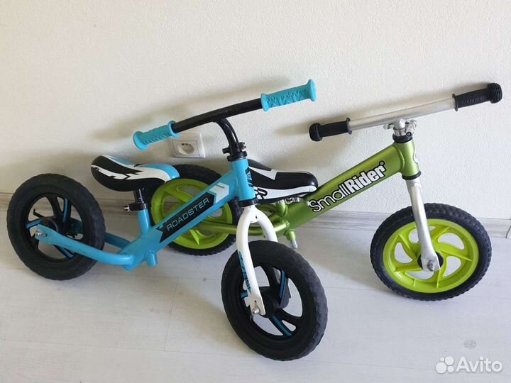 Беговелы Small Rider Roadster синий и зеленый
