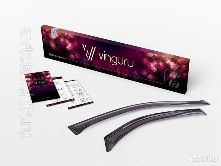 Дефлекторы окон Volkswagen Touareg II 2010-2018